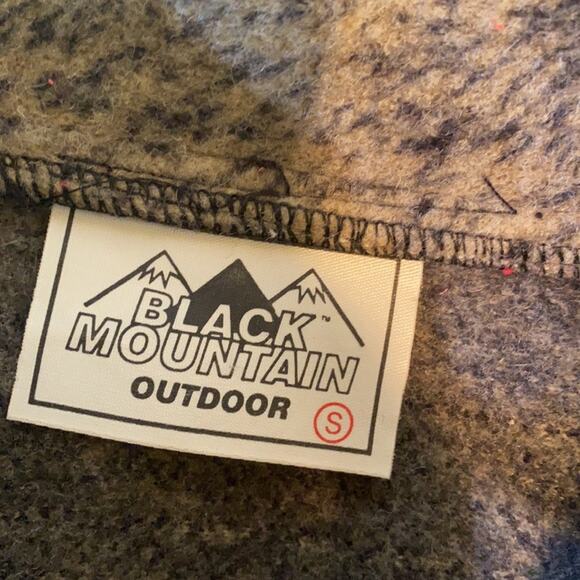 Black Mountain Outdoor Moose Bear Acrylic Zip Up Jacket Size Small - Picture 10 of 12